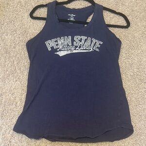 Pro Edge Navy Tank Top with Penn State Graphic